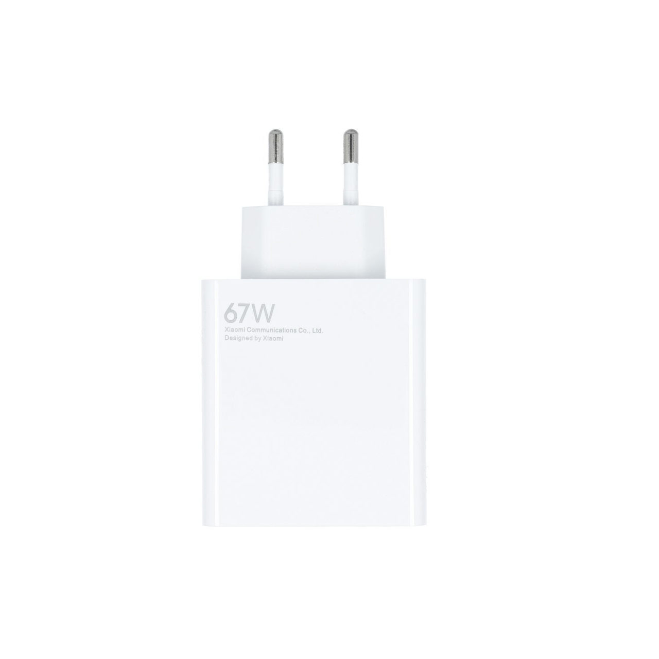 شارژر دیواری فست تک پورت Xiaomi مدل وات 67W - سفید - اصل چین