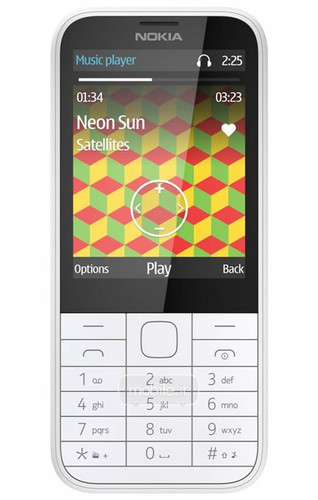 قاب پشت و رو گوشی موبایل nokia ۲۲۵ رنگ سفید