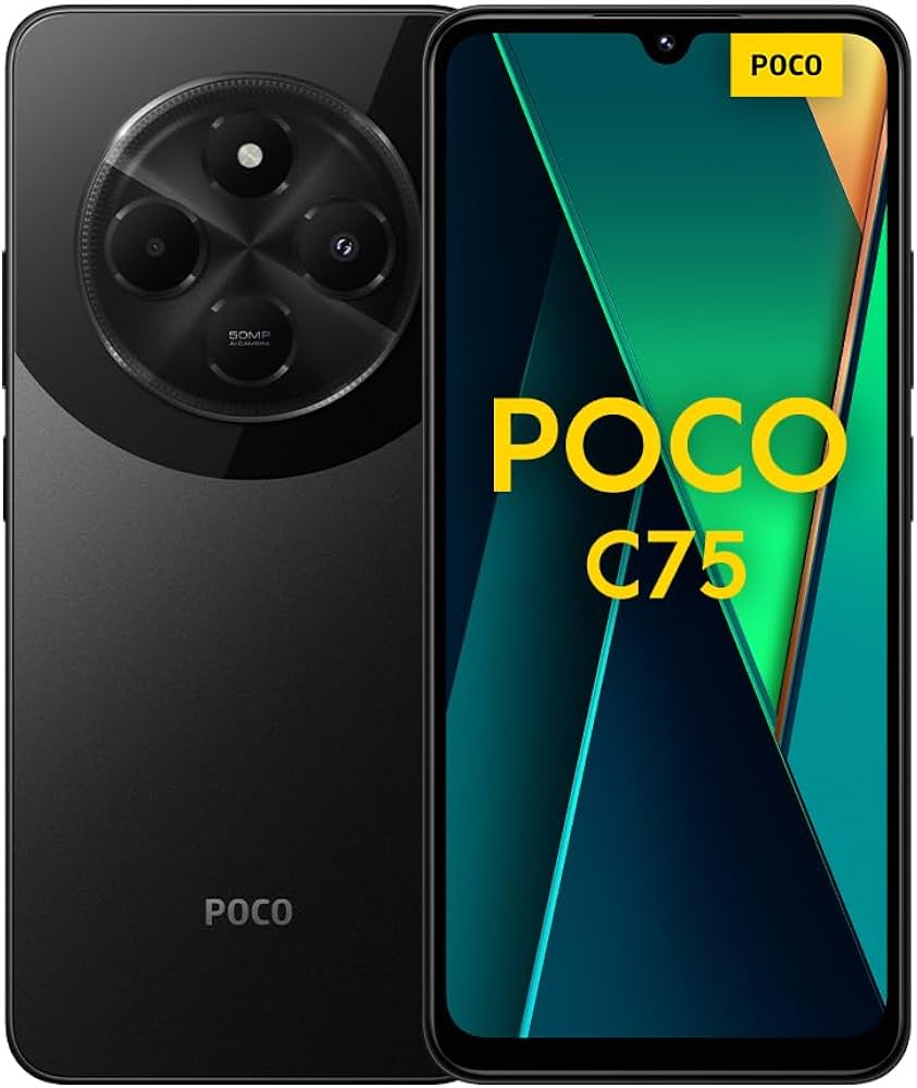 گوشی موبایل شیائومی poco c75 حافظه ۲۵۶ رم۸ کارکرده(استوک)