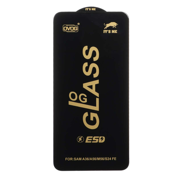 محافظ صفحه نمایش شیشه ای درجه یک Samsung Galaxy S25 FE / S24 FE / A57 / A37 / A56 / A36 - Full Cover